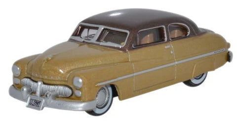 Oxford Diecast 87ME49004 1:87/HO Gauge Mercury 1949 Lima Tan_ Haiti Beige