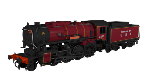 Rapido Trains 926508 OO Gauge USATC S160 No.2253′ Omaha’ (as preserved) (DCC SOUND)