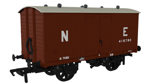 Rapido Trains 930006 OO Gauge GNR 8 Ton Van – NE (Large Letters) No.416790