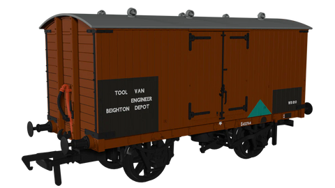 Rapido Trains 930015 OO Gauge GNR 8 Ton Van – BR Tool Van No.E432764