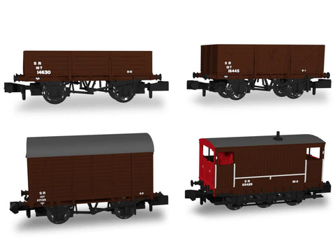 Rapido Trains 942009 N Gauge SECR Wagons Pack 1 – SR post-36 Livery Freight Train