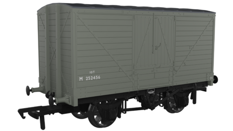 Rapido Trains 945012 OO Gauge Dia.88 10T Van – No.M252456 – BR Grey