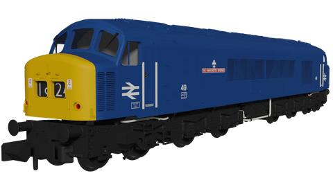 Rapido Trains 948105 N Gauge Class 45 49 “The Manchester Regiment” BR Blue With Headcode Blinds