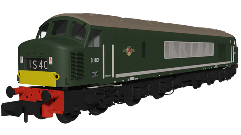 Rapido Trains 948702 N Gauge Class 46 D182 BR Green With Small Yellow Panels DCC Sound