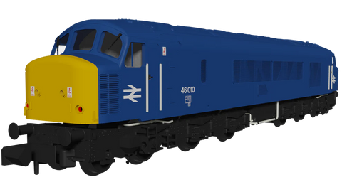 Rapido Trains 948206 N Gauge Class 46 46010 BR Blue With Sealed Beam Headlights