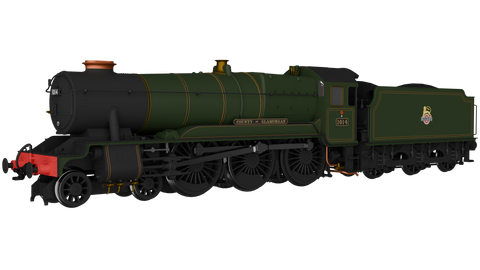 Rapido Trains 954007 OO Gauge GWR County No.1014 ‘County of Glamorgan’ BR Lined Green Early Crest