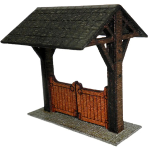 Ancorton 95827 OO Gauge Church Lych Gate Laser Cut Kit