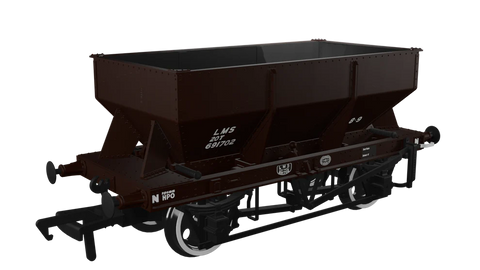 Rapido Trains 963005 OO Gauge LMS Iron Ore Hopper – LMS (post-36) No.691702