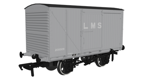 Rapido Trains 970001 OO Gauge LMS D1663 Van – LMS (pre-36) No.200009