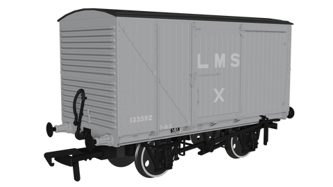 Rapido Trains 970003 OO Gauge LMS D1663 Van – LMS (pre-36) No.133592