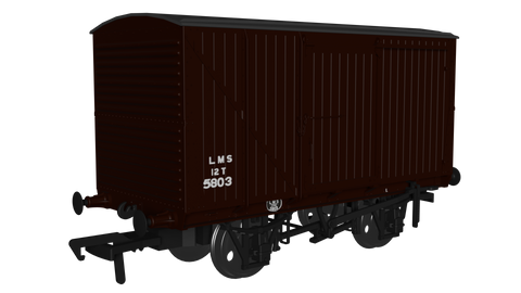 Rapido Trains 970004 OO Gauge LMS D1663 Van – LMS (post-36) No.5803