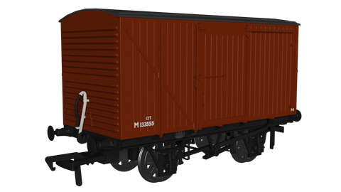 Rapido Trains 970009 OO Gauge LMS D1663 Van – BR No.M133555