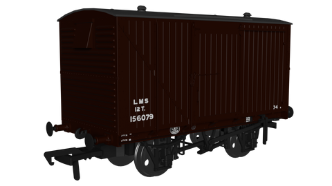 Rapido Trains 970104 OO Gauge LMS D1832A Van – LMS (post-36) No.156079