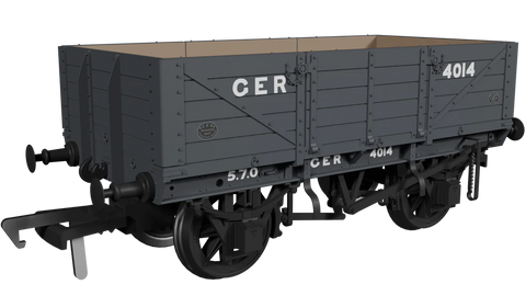 Rapido Trains 972001 OO Gauge GER Dia.17 5-plank – GER No.4014