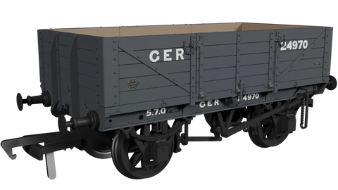 Rapido Trains 972002 OO Gauge GER Dia.17 5-plank – GER No.24970