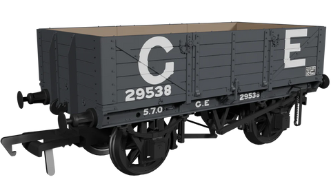 Rapido Trains 972004 OO Gauge GER Dia.17 5-plank – GER No.29538