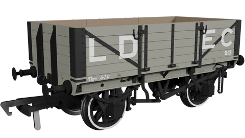 Rapido Trains 972006 OO Gauge GER Dia.17 5-plank – LDEC No.913