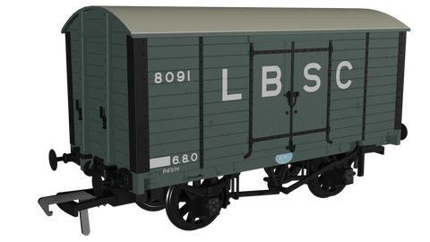 Rapido Trains 979004 OO Gauge LB&SCR Dia.8 Van – LBSC No.8091