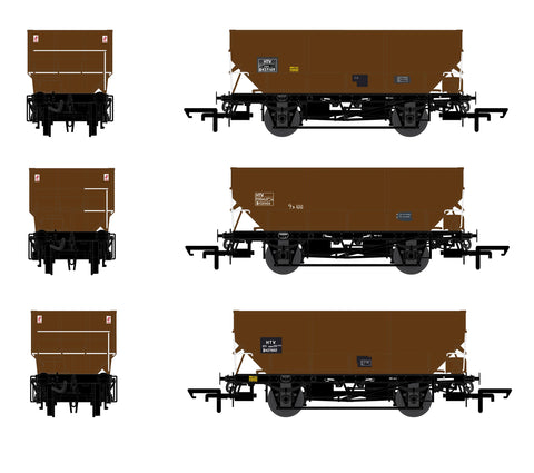 Accurascale 2544 OO Gauge HTV 21t Hopper Wagon - BR Bauxite - Pack K