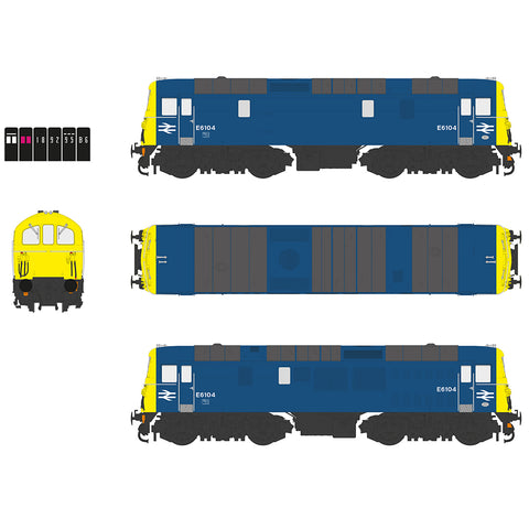 EFE Rail E82007 OO Gauge Class 74 Electro-Diesel E6104 BR Blue