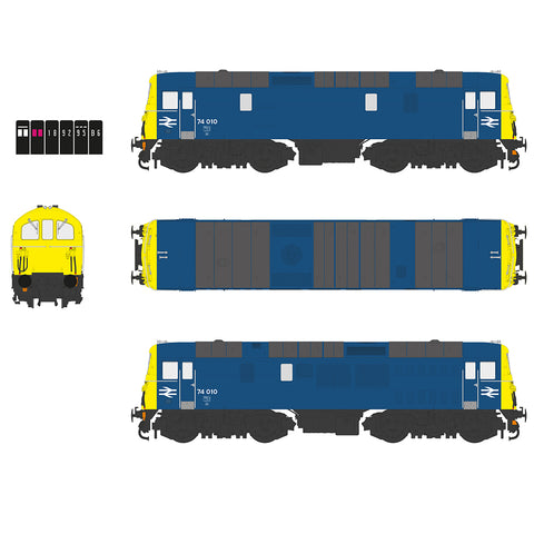 EFE Rail E82009 OO Gauge Class 74 Electro-Diesel 74010 BR Blue