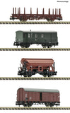 Fleischmann 6660044 N Gauge DB Pwgs41/Kbs/Tds/GBkl236 Wagon Set (4) IV