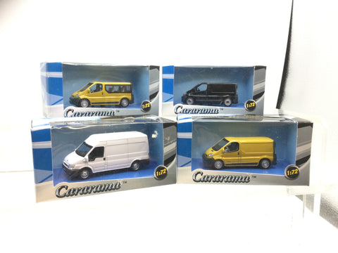 Job Lot of 4 Cararama 1:72 Scale Vans (Lot 3)