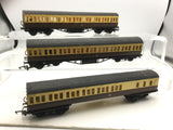 Graham Farish 10604/10614 OO Gauge GWR Suburban Coach x3