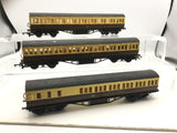 Graham Farish 10604/10614 OO Gauge GWR Suburban Coach x3