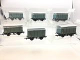 Bachmann 38-190A OO Gauge BR Blue Insulated Van B872016 x6 (5 RENUMBERED)