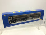 B-T Models DA98 1:76/OO Gauge AEC Mammoth Major 4 Axle Flatbed Lorry & Trailer Silver Roadways