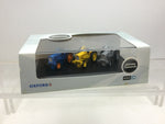 Oxford Diecast 76SET10A 1:76/OO Gauge Triple Tractor Set Blue Yellow Grey