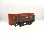 Triang/Hornby R112A OO Gauge LMS Brown 7 Plank Wagon 12527