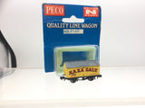 Peco NR-P120 N Gauge Salt Wagon Saxa Yellow