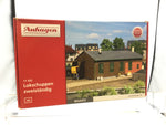 Auhagen 11332 HO/OO Gauge Double Track Locomotive Shed Kit