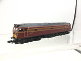 Graham Farish 371-250 N Gauge Maroon w Gold Bands Class 50 No 50017