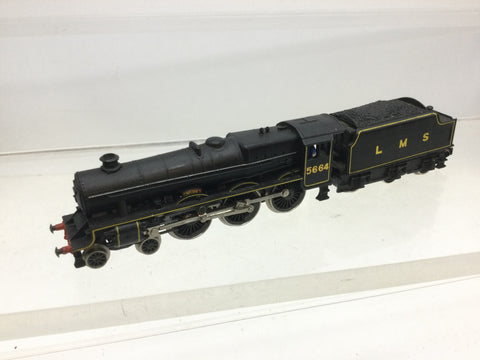 Peco NL21 N Gauge LMS Black Jubilee Loco 5664 Nelson (Renumbered)