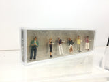Preiser 10440 HO/OO Gauge Guests at the Buffet (6) Exclusive Figure Set
