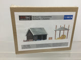 Artitec 14.133 N Gauge Shed and Accessories Kit