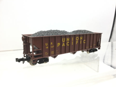 Atlas 3263 N Gauge 3 Bay Hopper Wagon Union Pacific 18137