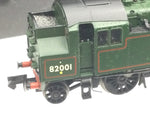 Graham Farish 370-185 N Gauge BR Green 3MT Tank Engine 82001 DCC FITTED