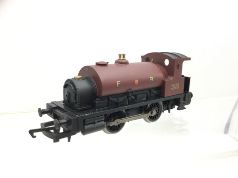 Hornby R1127 OO Gauge FR Maroon Class 0F Pug 33 (L2)(NEEDS ATTN)