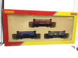 Hornby R6482 OO Gauge Set of 3 Private Owner Open Wagons