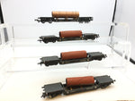 Bachmann 33-900D OO Gauge GWR Crocodile H Well Wagon 41901 x4