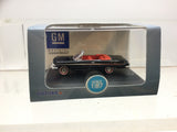 Oxford Diecast 87CI61001 1:87/HO Gauge Chevrolet Impala 1961 Convertible Tuxedo Black/red