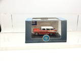 Oxford Diecast 87CN57002 1:87/HO Gauge Chevrolet Nomad 1957 Rio Red/arctic White