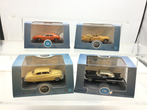 Job Lot of Oxford Diecast 1:87/HO Gauge US/American Cars (Lot 4) DAMAGED CASES