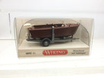 Wiking 009501 HO Gauge Trailer Mounted Motor Boat