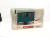 Wiking 065607 HO Gauge Site trailer - water blue