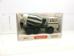 Wiking 068203 HO Gauge Concrete mixer (MB 1620) grey-white/green